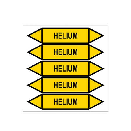 Značení potrubí, helium